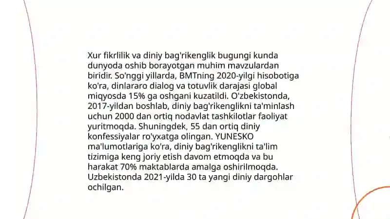 Din va xur fikrlilik 4