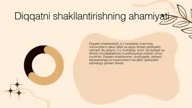 Diqqatni shakllantirish imkoniyatlari 4