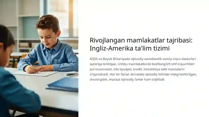 Boshlangʻich sinf o'quvchilarida iqtisodiy savodxonlikni shakllantirish 4