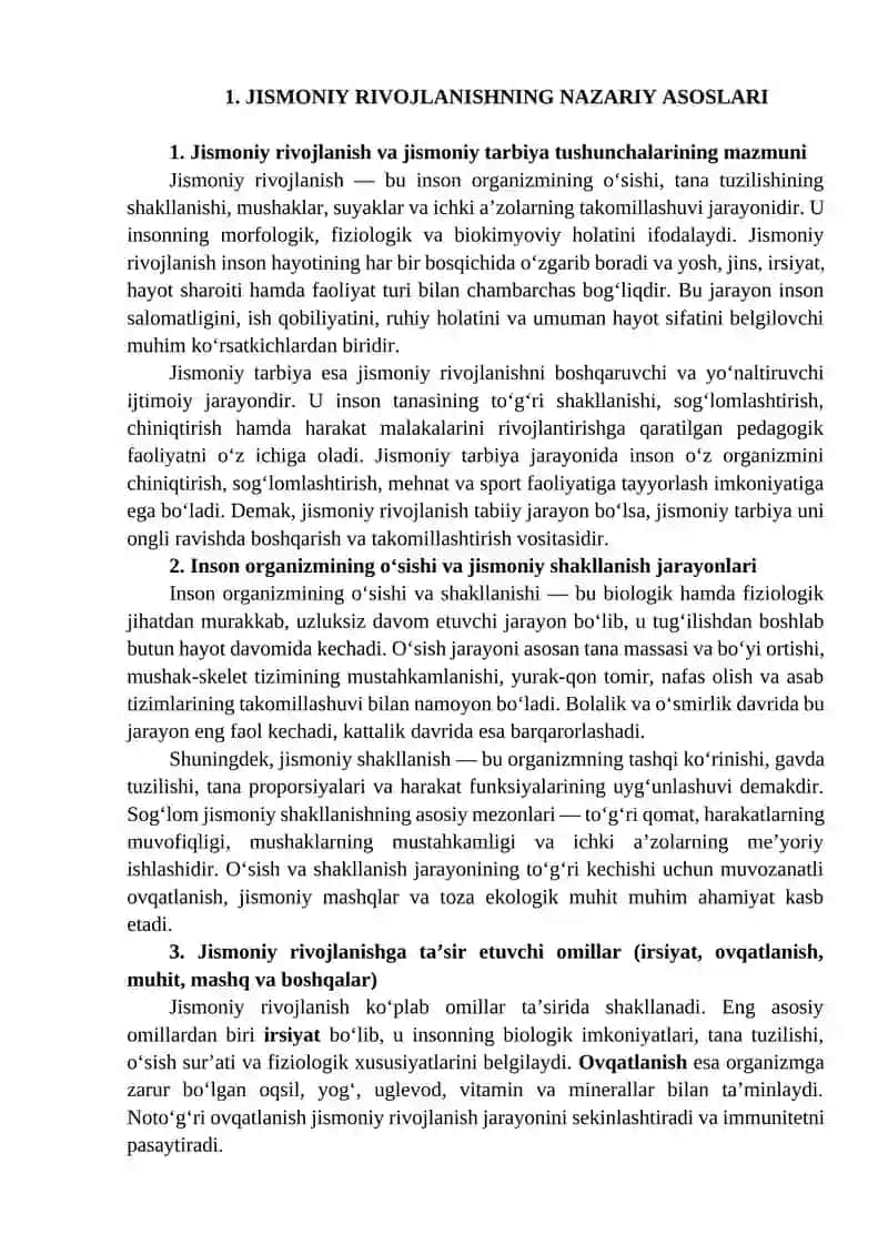 Jismoniy rivojlanish va sog‘lom turmush tarzini shakllanishi 4