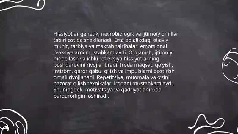 Hissiy va irodaviy hossaning mohiyati 4