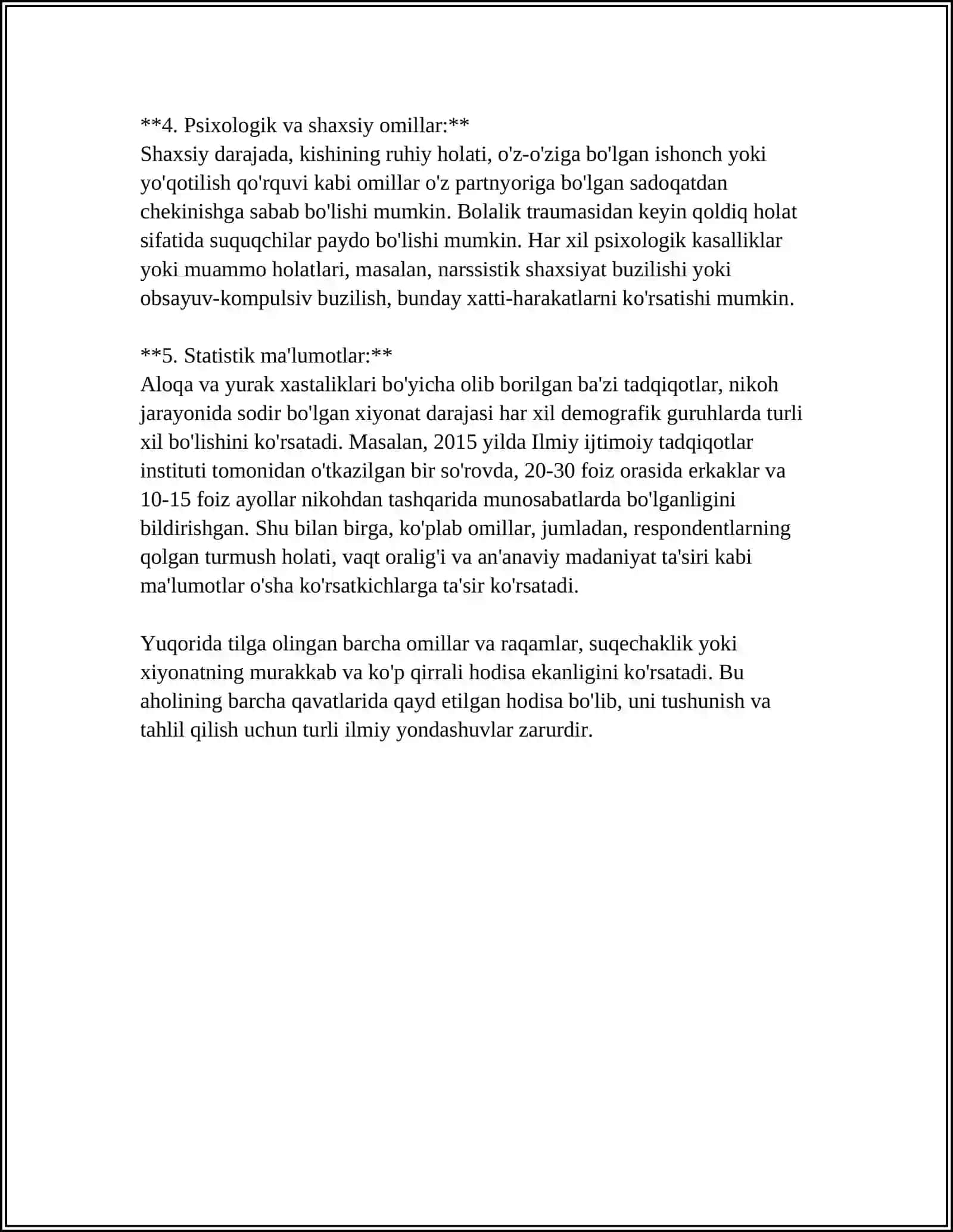 QIZAMIQ SUCHECHAK KASALLIKLARI HAQIDA MAʼLUMOT 4