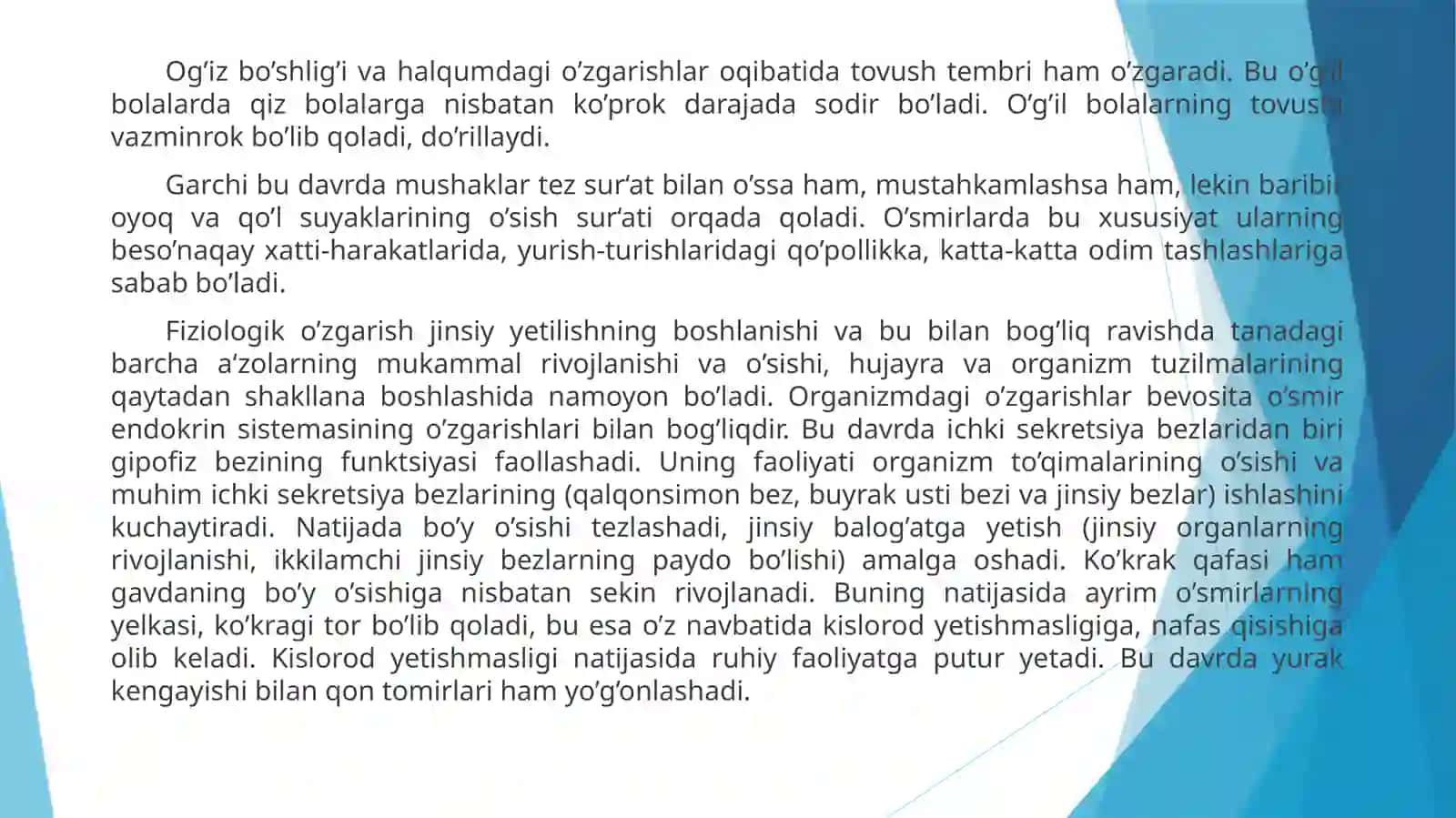 O’SMIRLIK DAVRI 4
