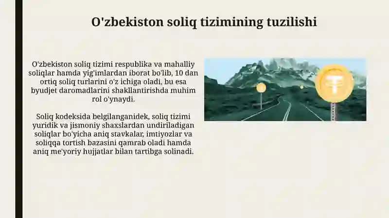 O'zbekiston Respublikasida Soliq siyosati 4