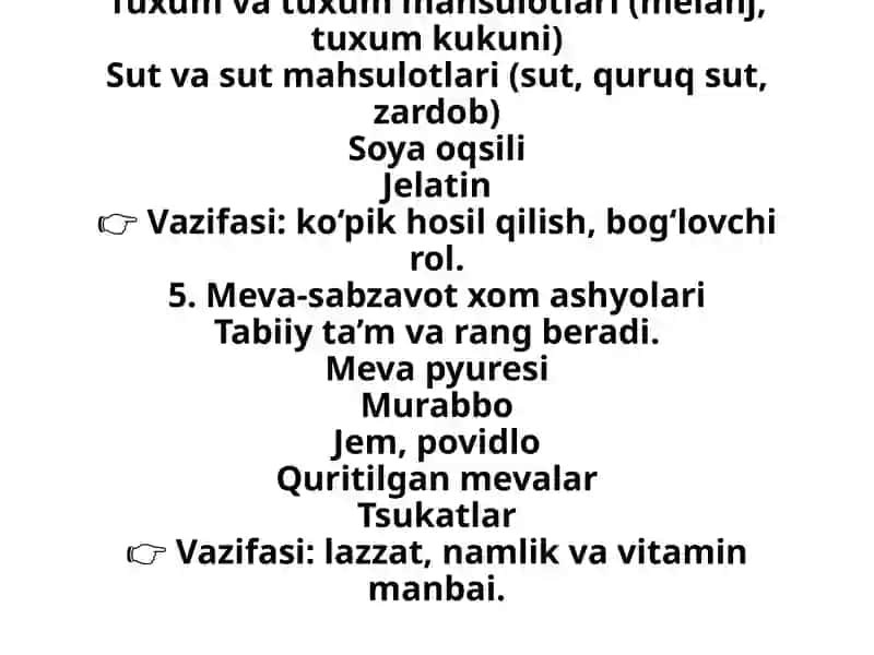 Qandolat Mahsulotlari 4