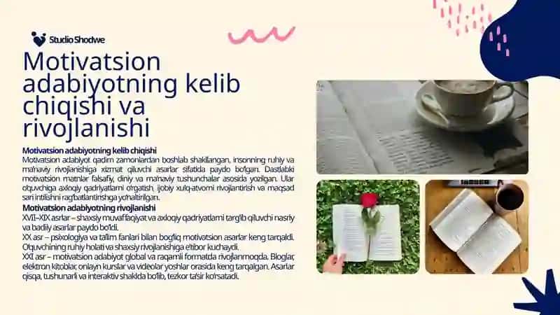 Motivatsion adabiyotlarning yoshlar ongiga ta’siri 4