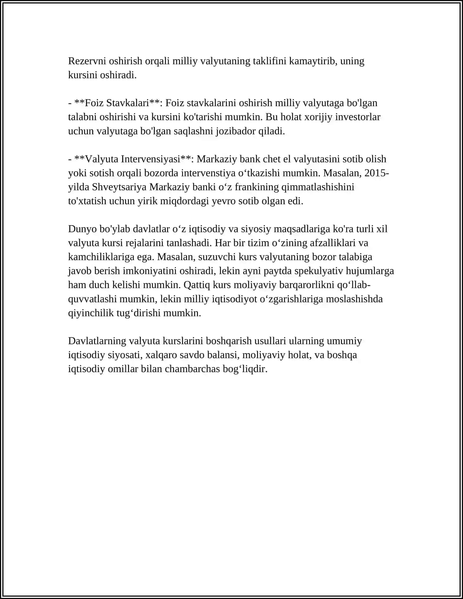 VALYUTANI TARTIBGA SOLISH 4