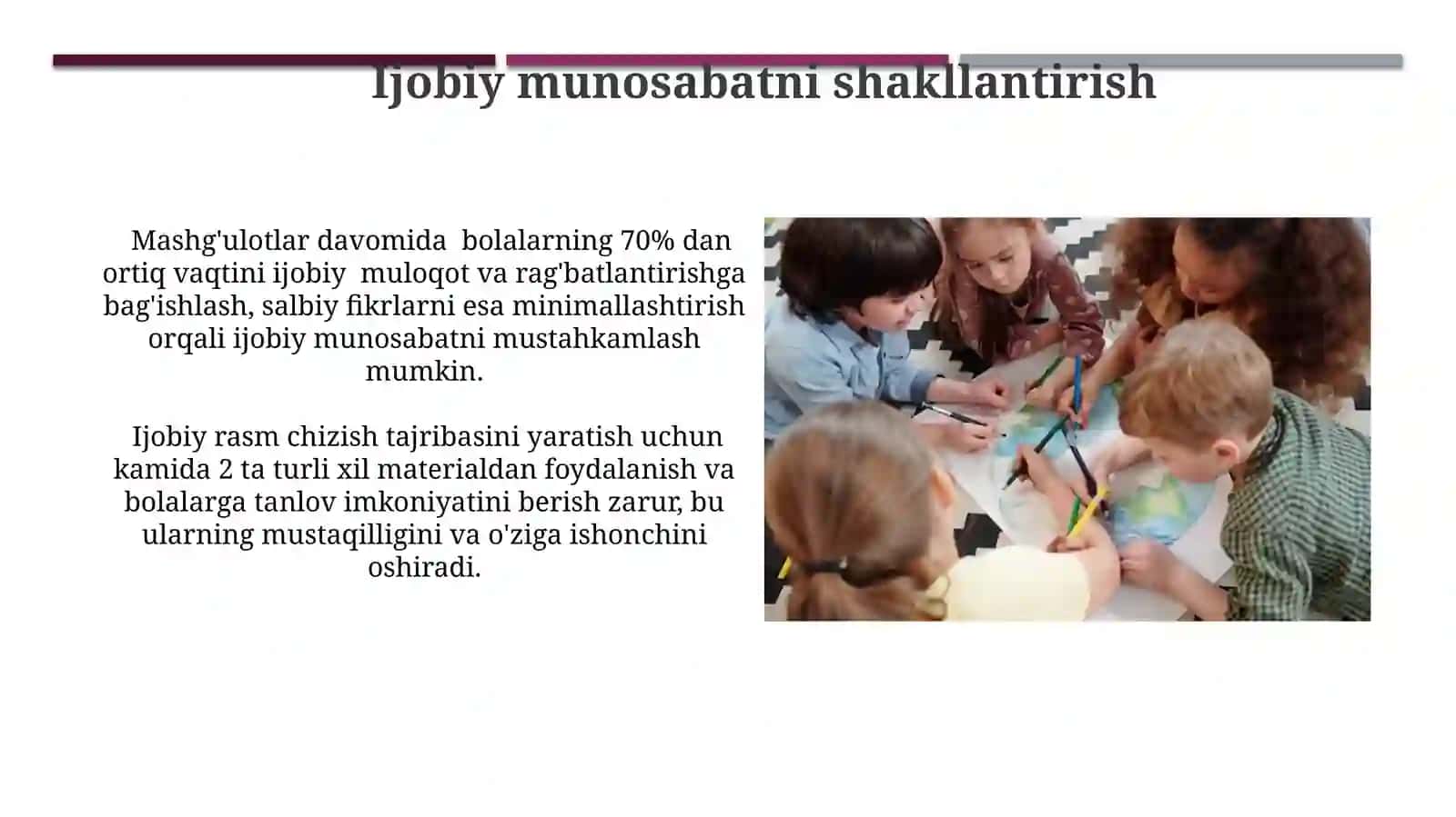 Yosh Bolalarga Chizishni O'rgatish Metodlari 4