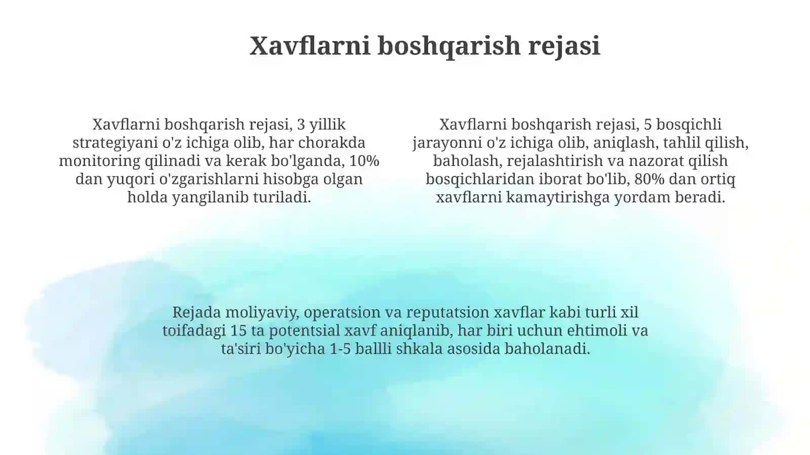 Jahon bozorida risklarni tizimini boshqarish 4