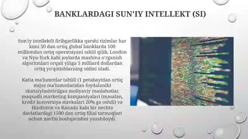 Axborot texnologiyalarining bank sohasida qoʻllanishi 4