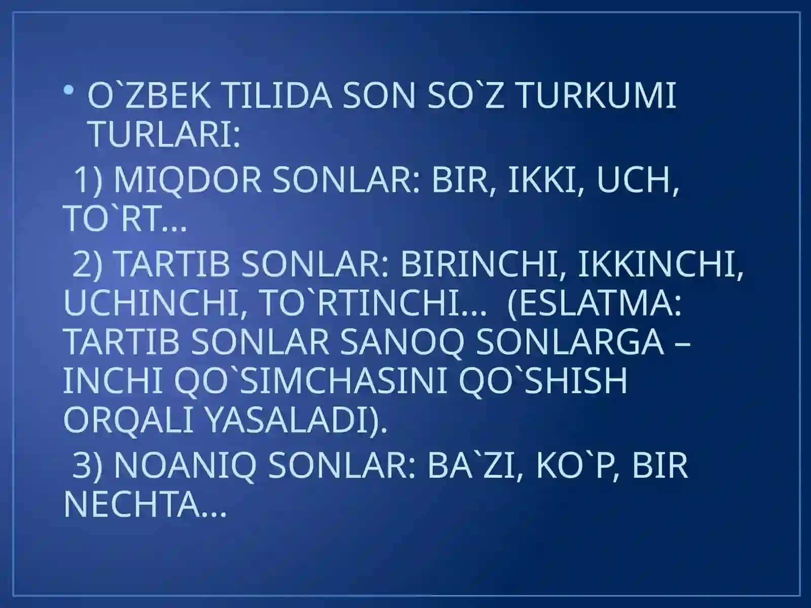 MORFOLOGIYASON – SO`Z TURKUMI 4