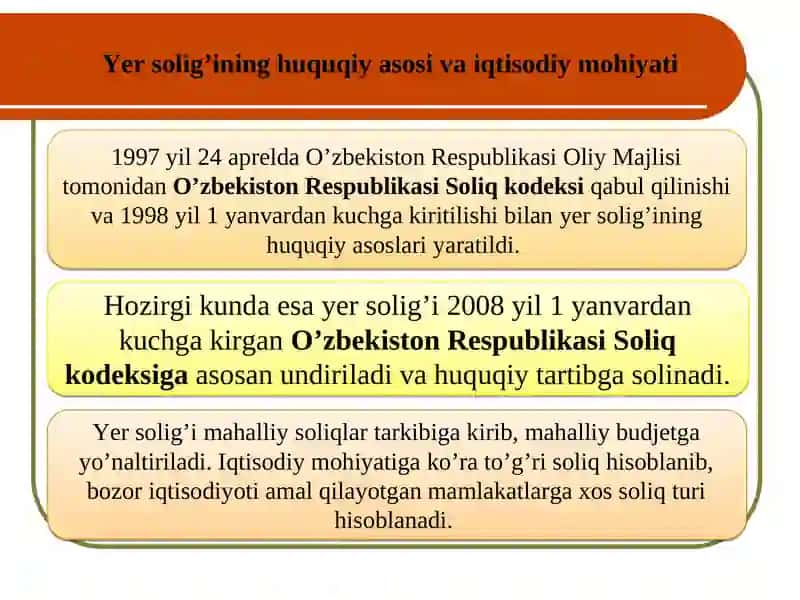 Yuridik shaxslardan olinadigan Yer Soligi 4