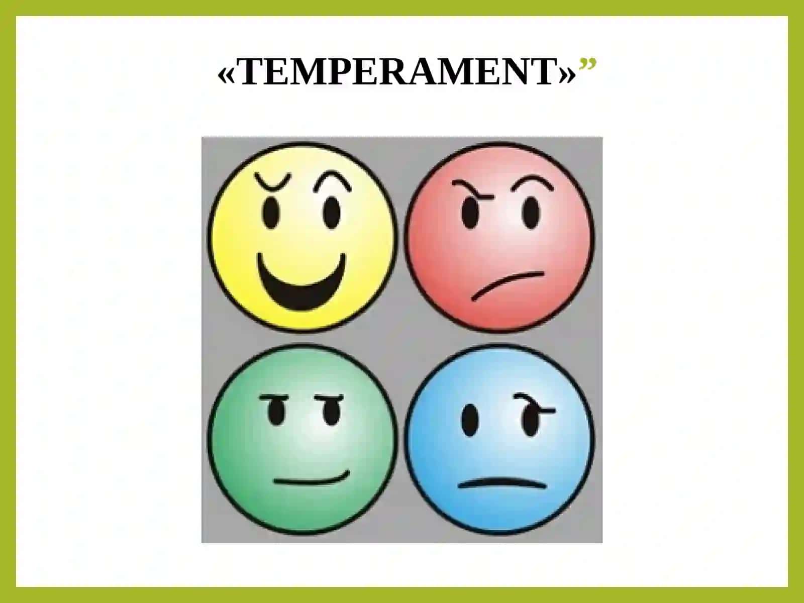 TEMPERAMENT 4