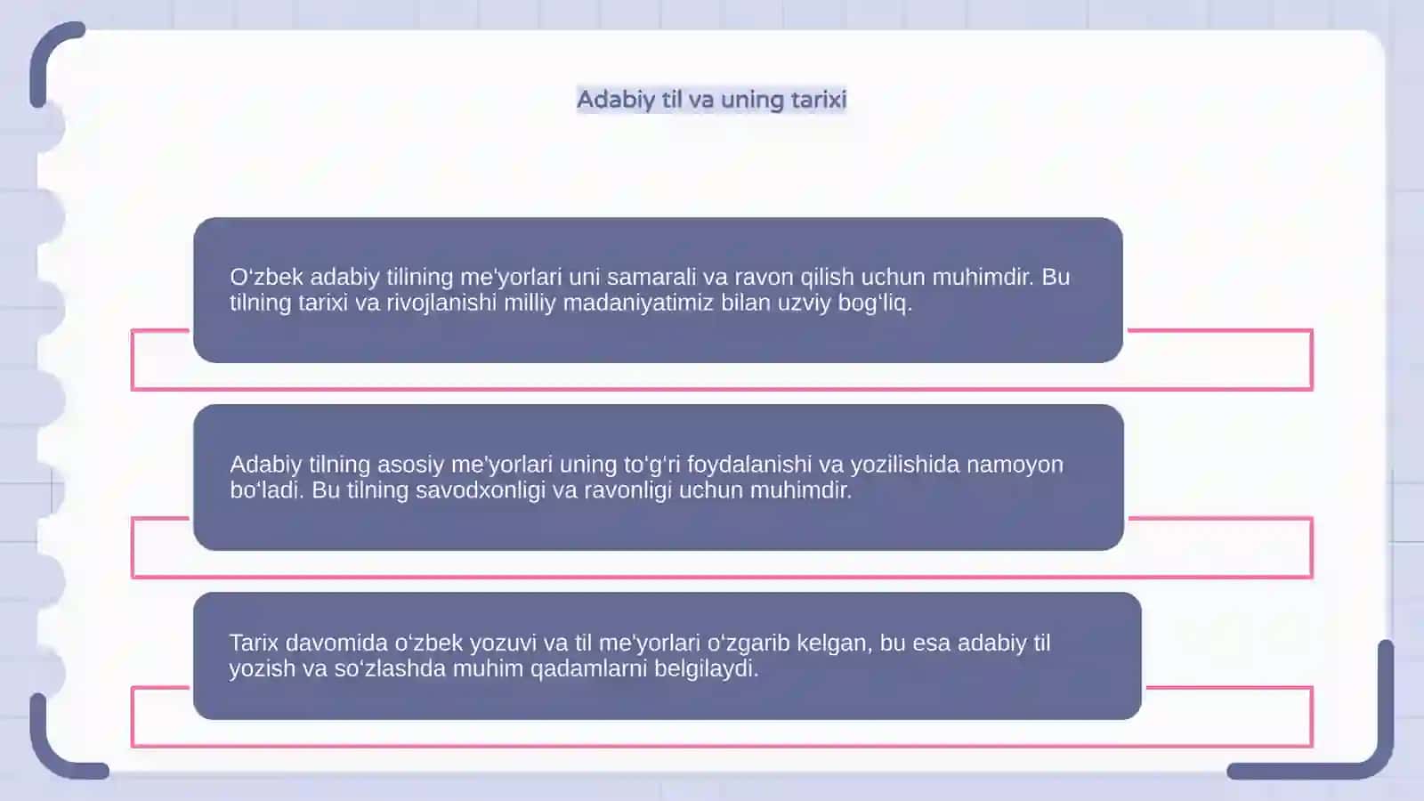 O‘zbek adabiy tilining me'yorlari 4