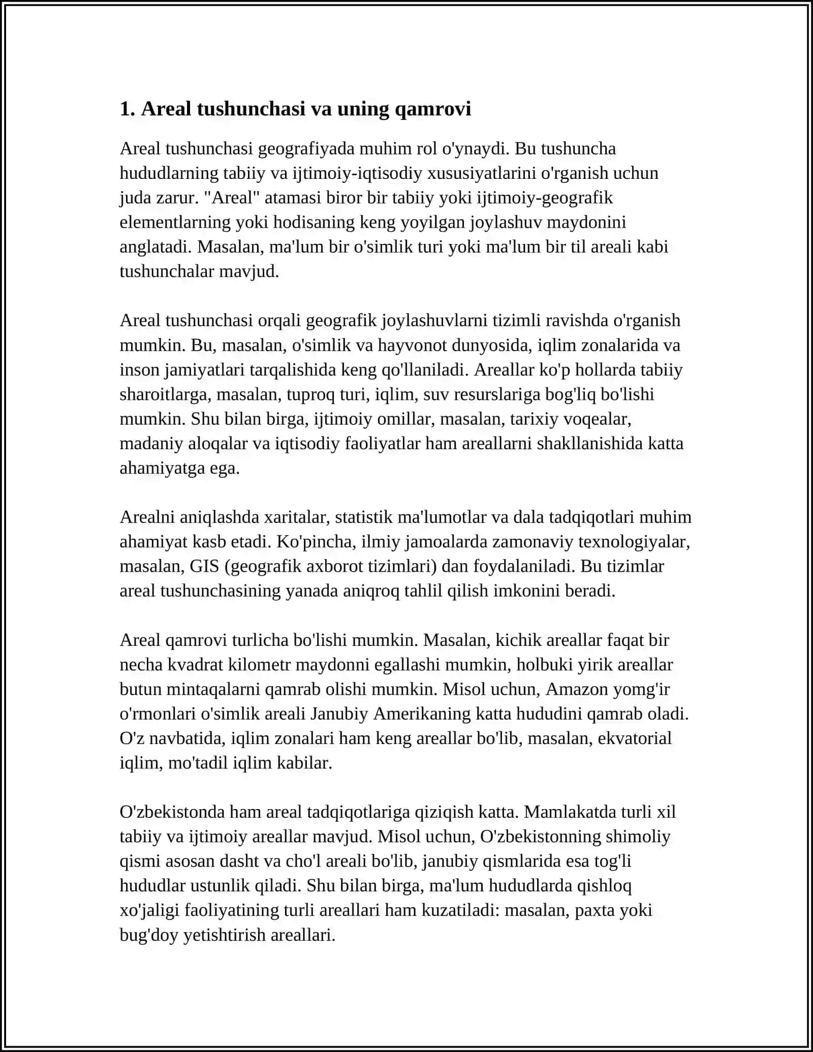 AREAL HAQIDA TALIMOT ASOSLARI 4