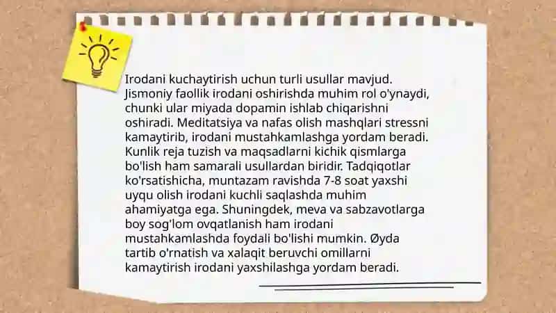 Irodaviy xususiyatlarni o'rganish metodlari 4