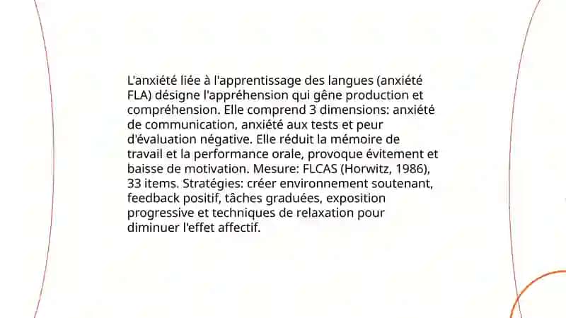 Facteurs psychologiques dans l‘apprentissage des langues 4
