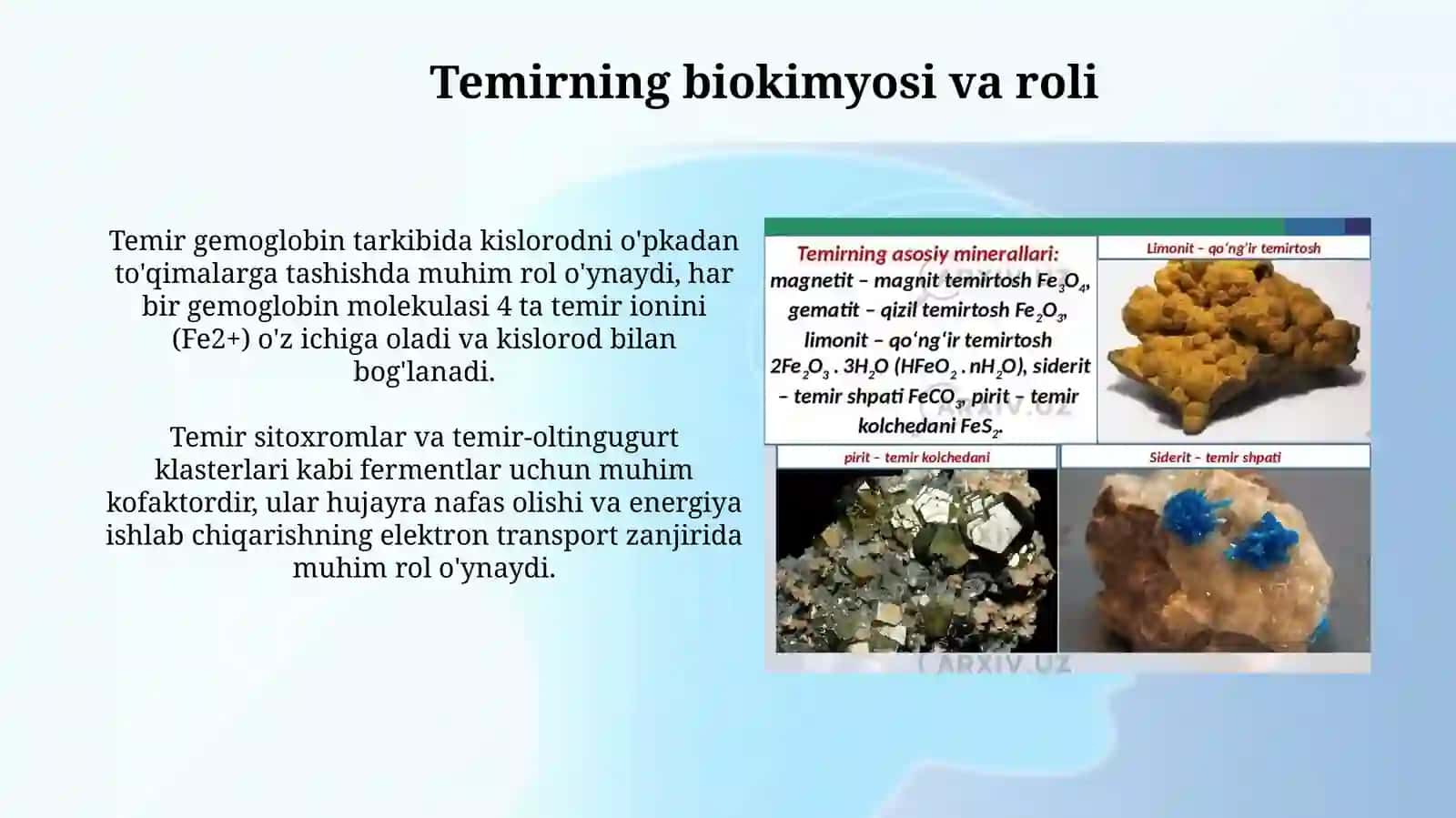 Temir dorivor vosita sifatida 4