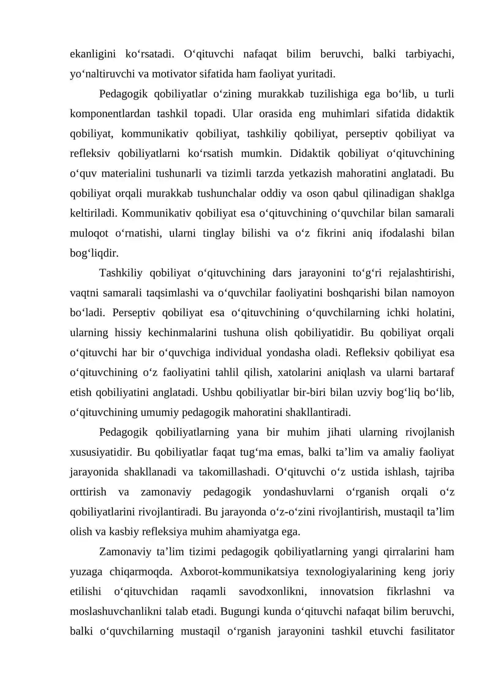 Pedagogik qobiliyatlar 4