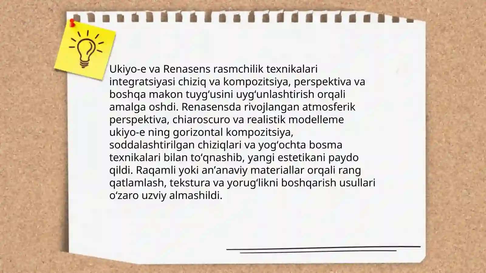 Yaponiya va Renasens haqida integratsiya 4