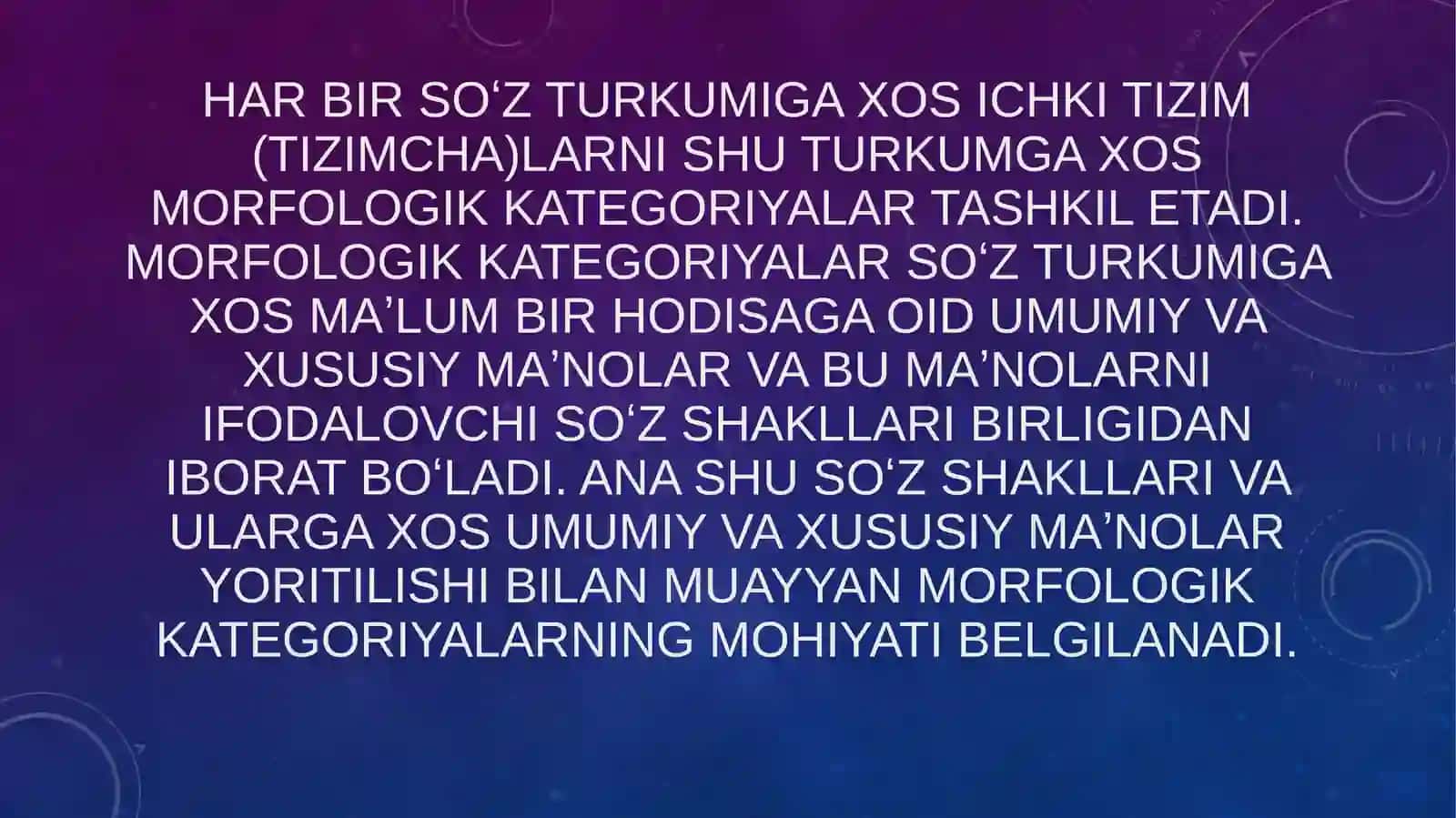 Morfologik uslubiyat 4