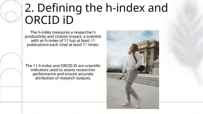 ORCID ID and h-index Integration 4