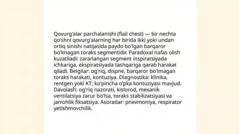 Ko'krak qafasi shikastlanishlari 4