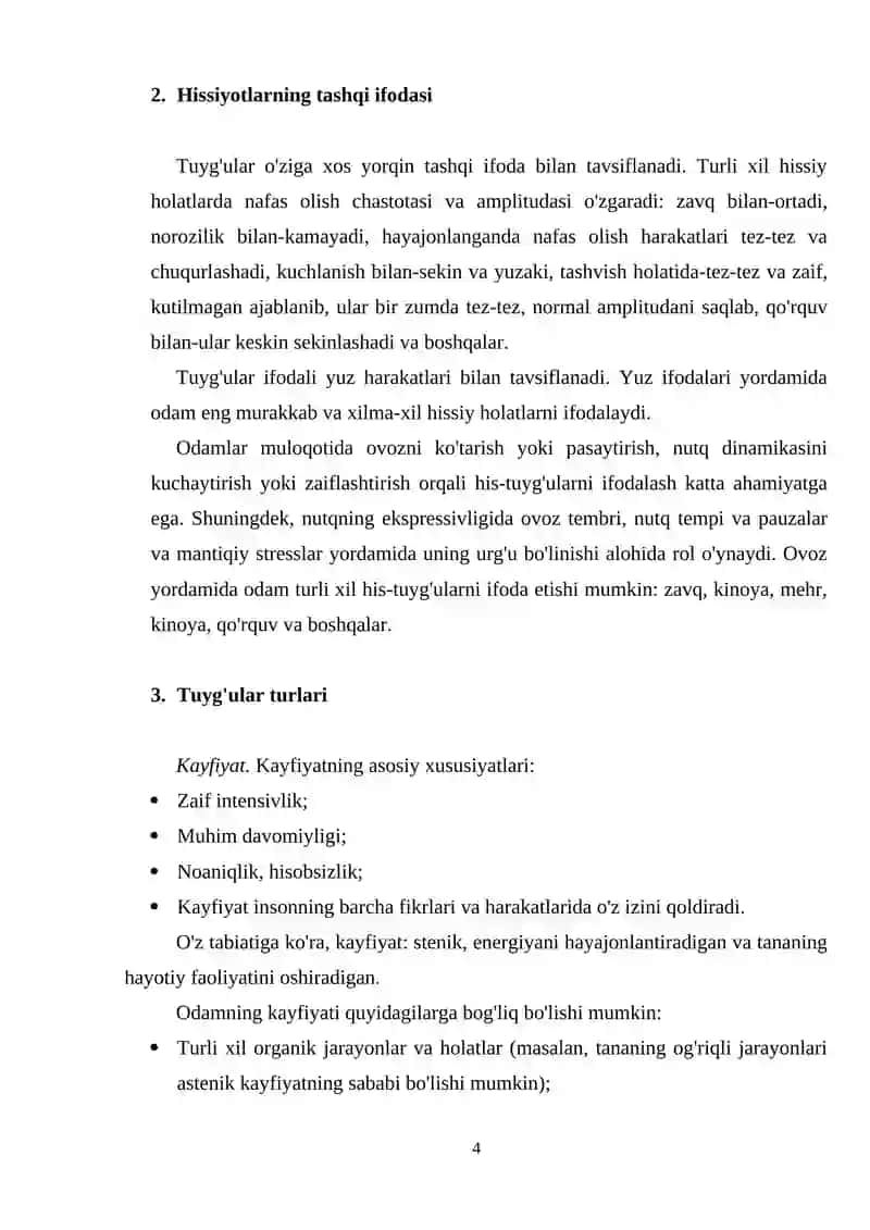Tuyg'ular tushunchasi 4