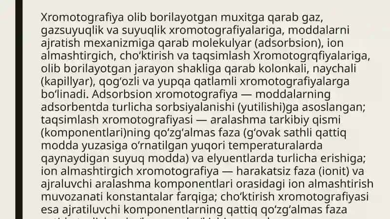 xromotografik usullar 4