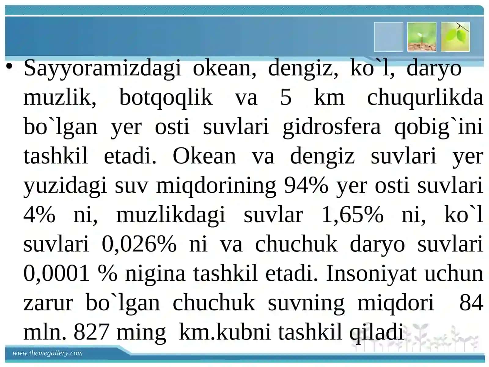 Gidrosfera ekologiyasi 4