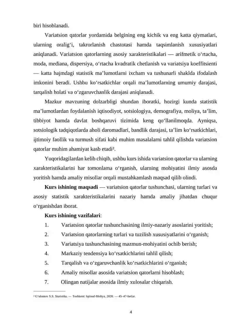 Variatsion qatorlar va ularning xarakteristikasi 4