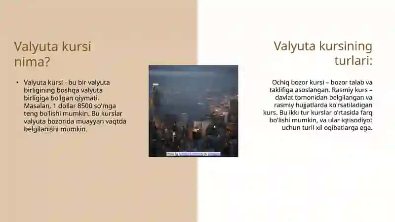 To'lov balansi va valyuta kursi. 4