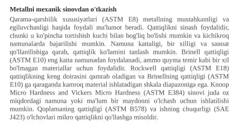 Metallarni mikrotuzilishini tahlil qilish 4