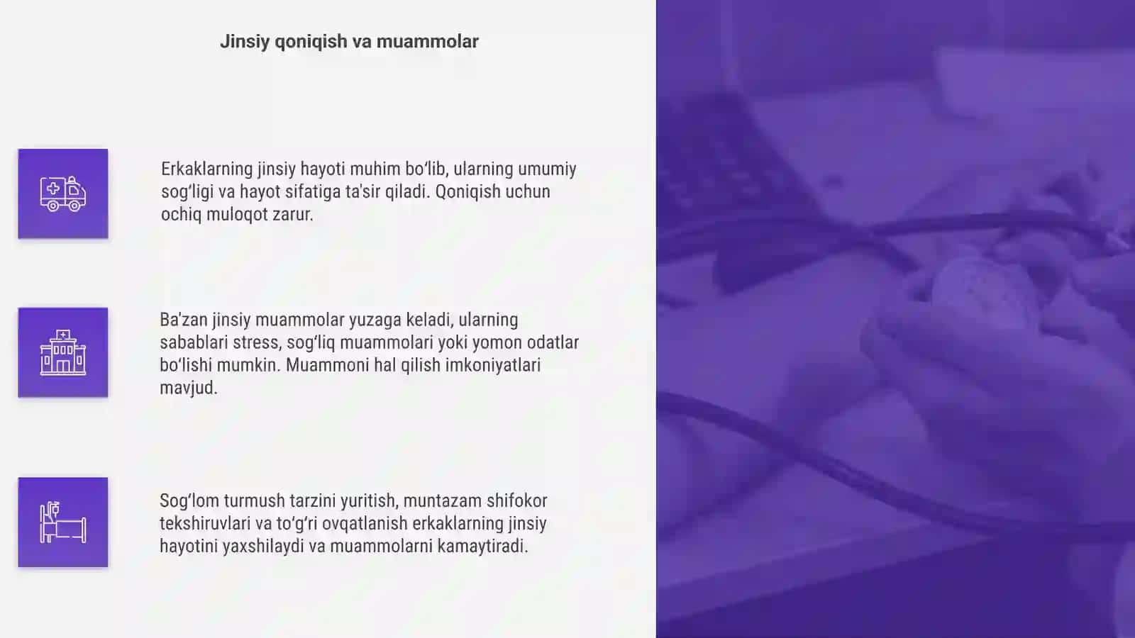 Erkaklarning Jinsiy hayoti mavzusida 4