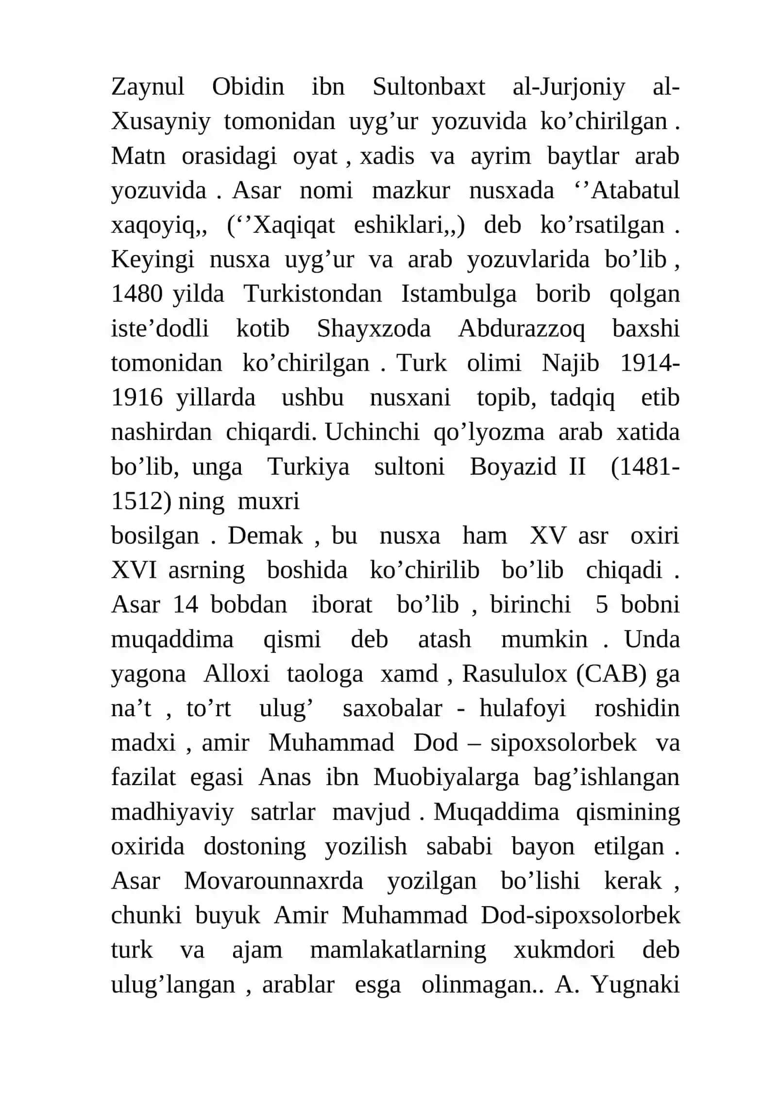 Ahmad Yugnakiy hayoti va pedagogik qarashlari 4