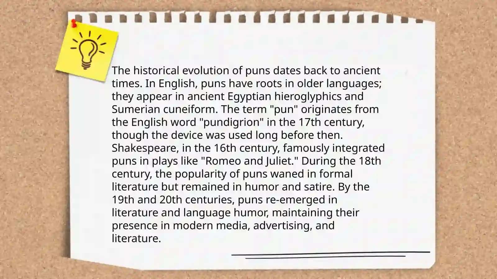 The Art of Puns that Control the Action 4