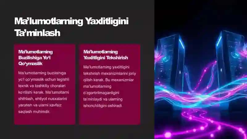 Intellektual Tizimlarga Nisbatan Xavf va Tahdidlar 4