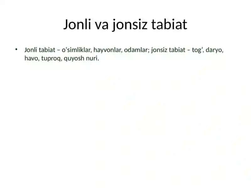 Tabiat va Quyosh Tizimi 4