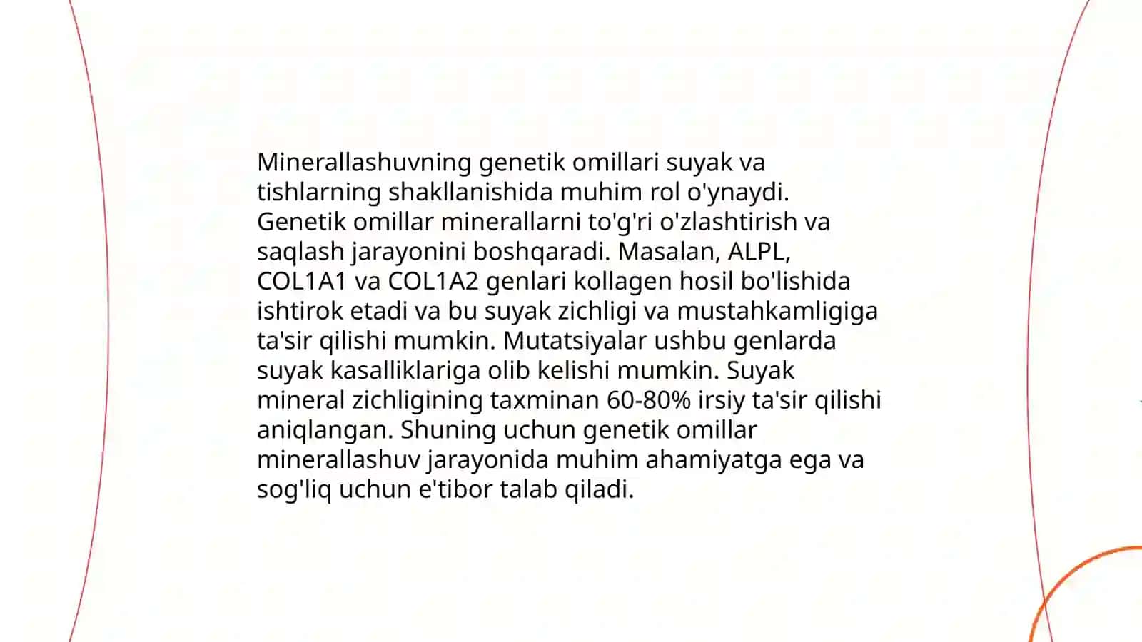 Suyak to'qimalarining minerallashuvi 4