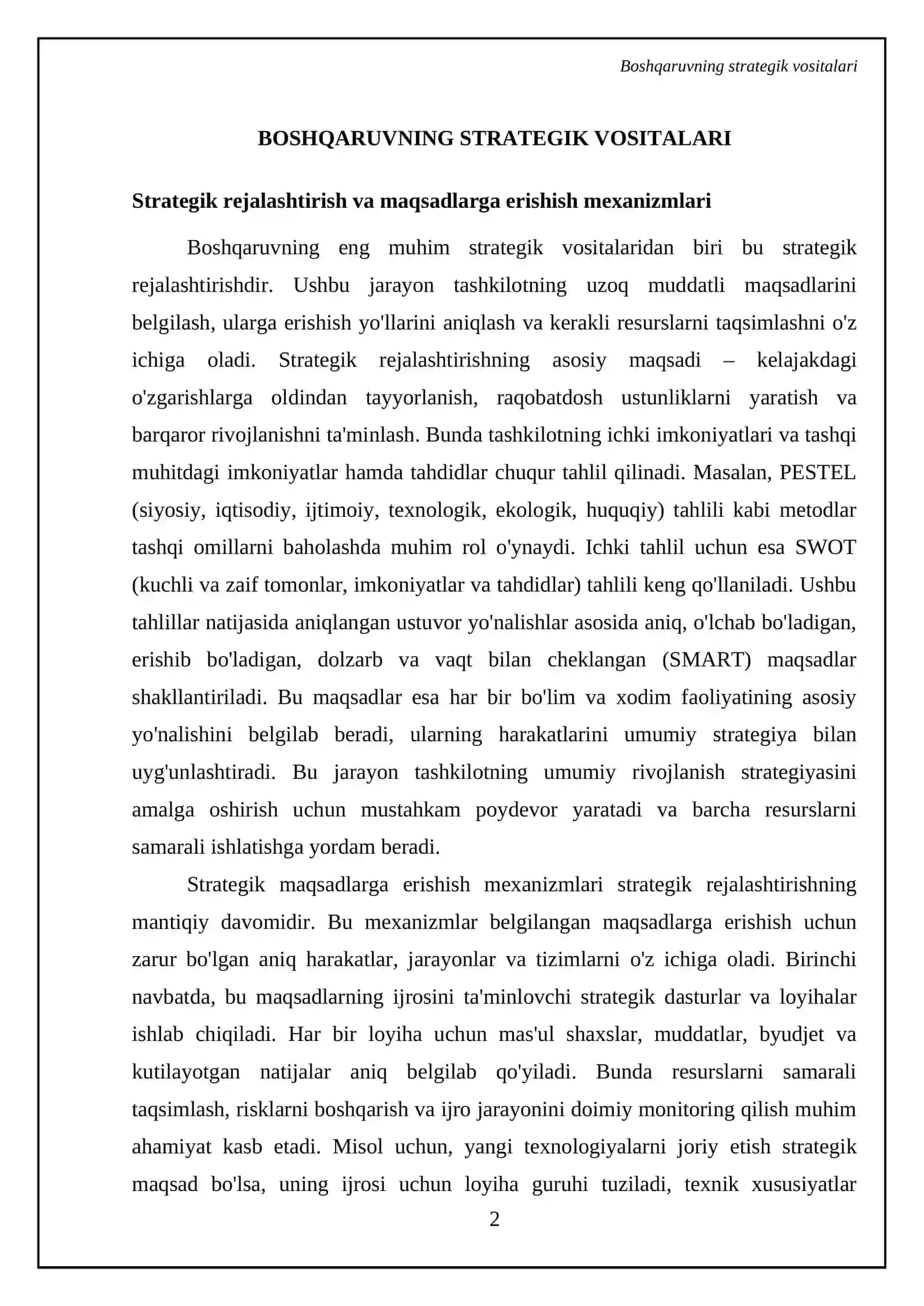 Boshqaruvning qanday vositalari mavjud 4