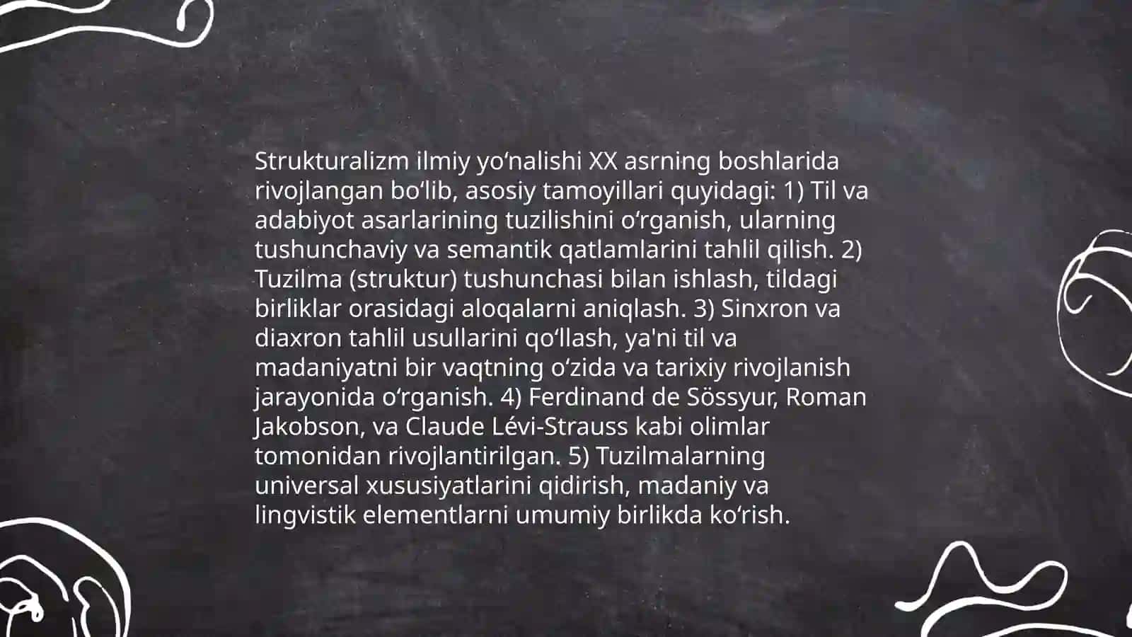 Strukturalizm va uning yoʻnalishlari 4