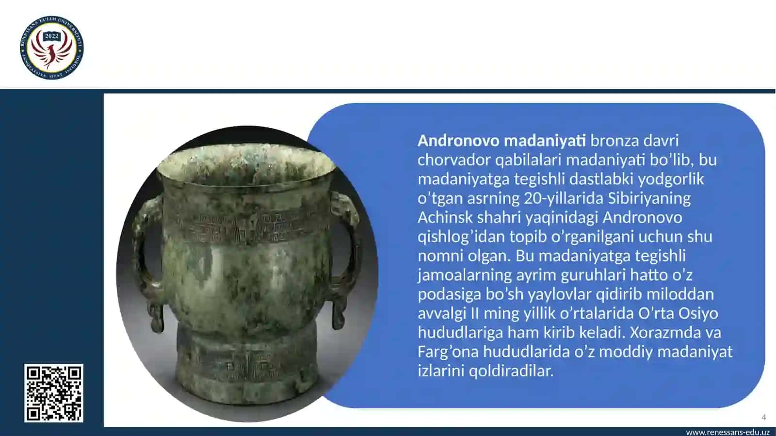 Bronza davri xususiyatlari va manzilgohlari 4