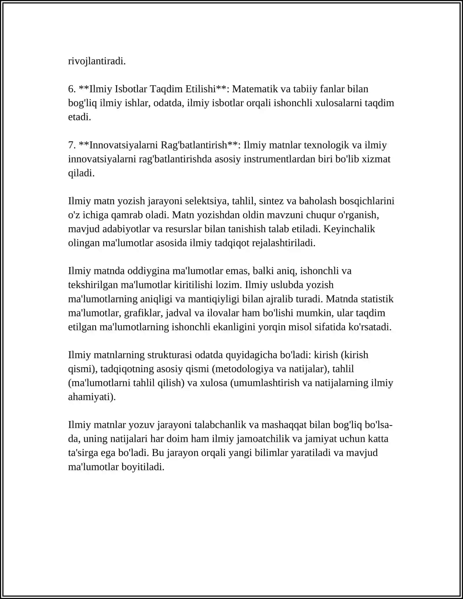 ILMIY MATNLARNING FUNKSIYALARI VA TURLARI 4