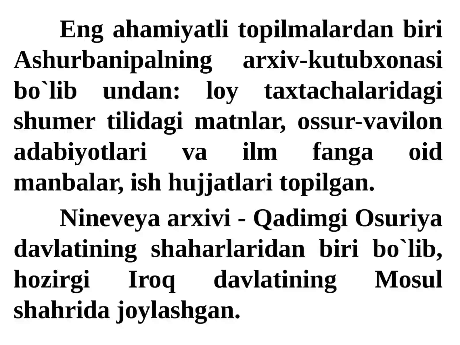Qadimgi dunyodagi ilk arxiv-kutubxonalar 4