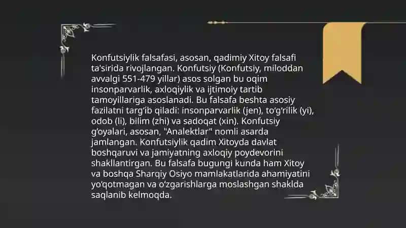 Sharq falsafasi haqida 4