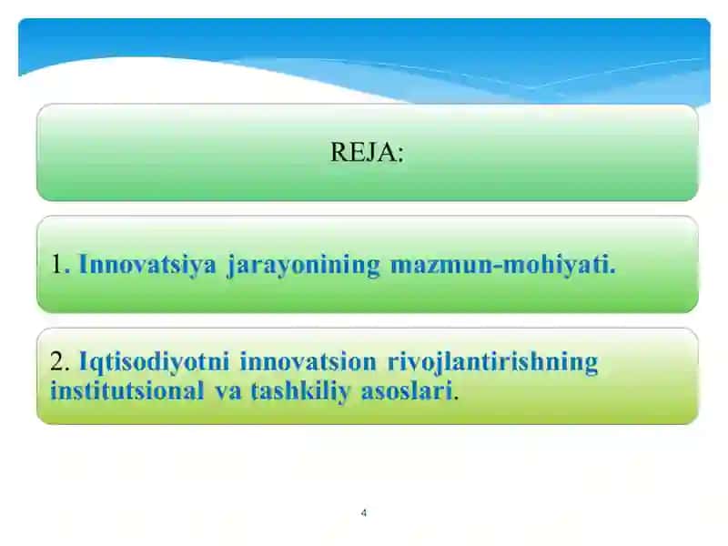 Инноватсион иqtисодиёт 4