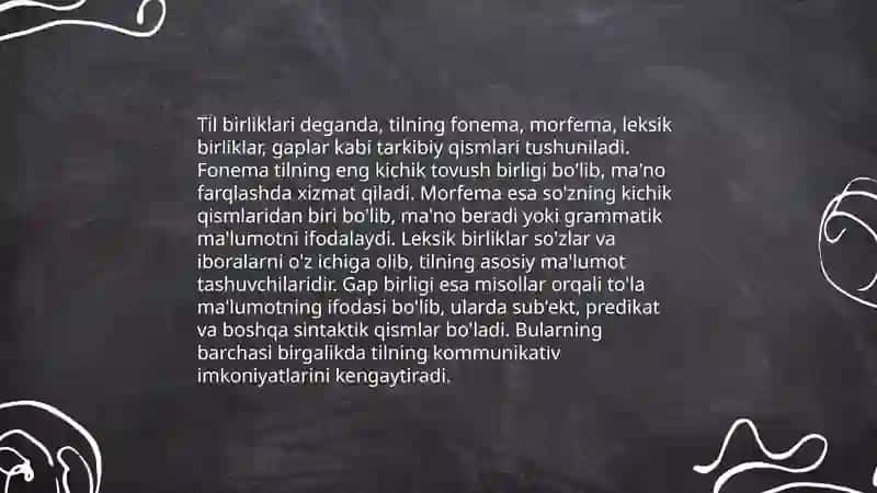 Til birliklari oʻrtasidagi munosabatlar tahlili 4