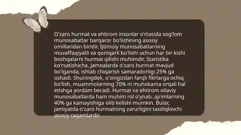 Suhbat va suhbatlashish odobi 4