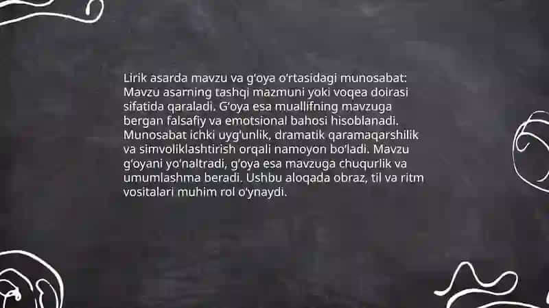 Lirik asar kompozitsiyasi 4