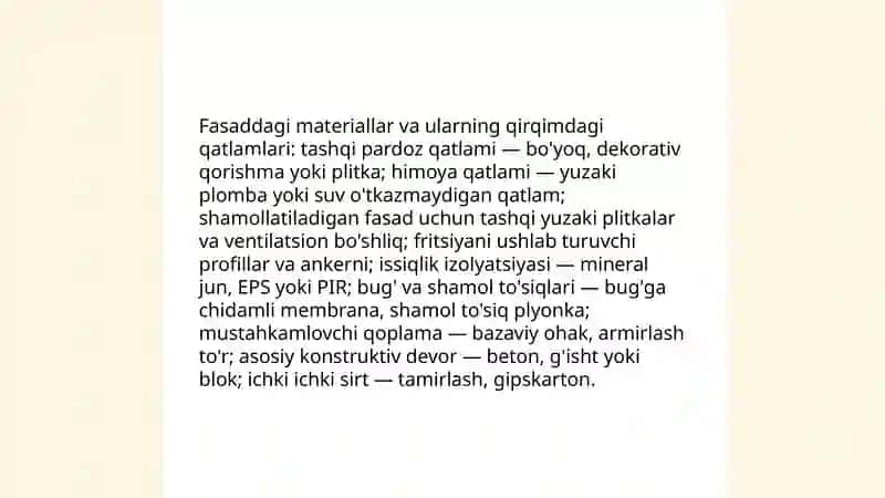 Binoning fasadi va qirqimi 4